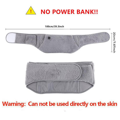 Heating Waist Belly Belt USB Powered, Hand Warmer 3 Temperature Settings, Ideal for Menstrual Period & Body Warmth